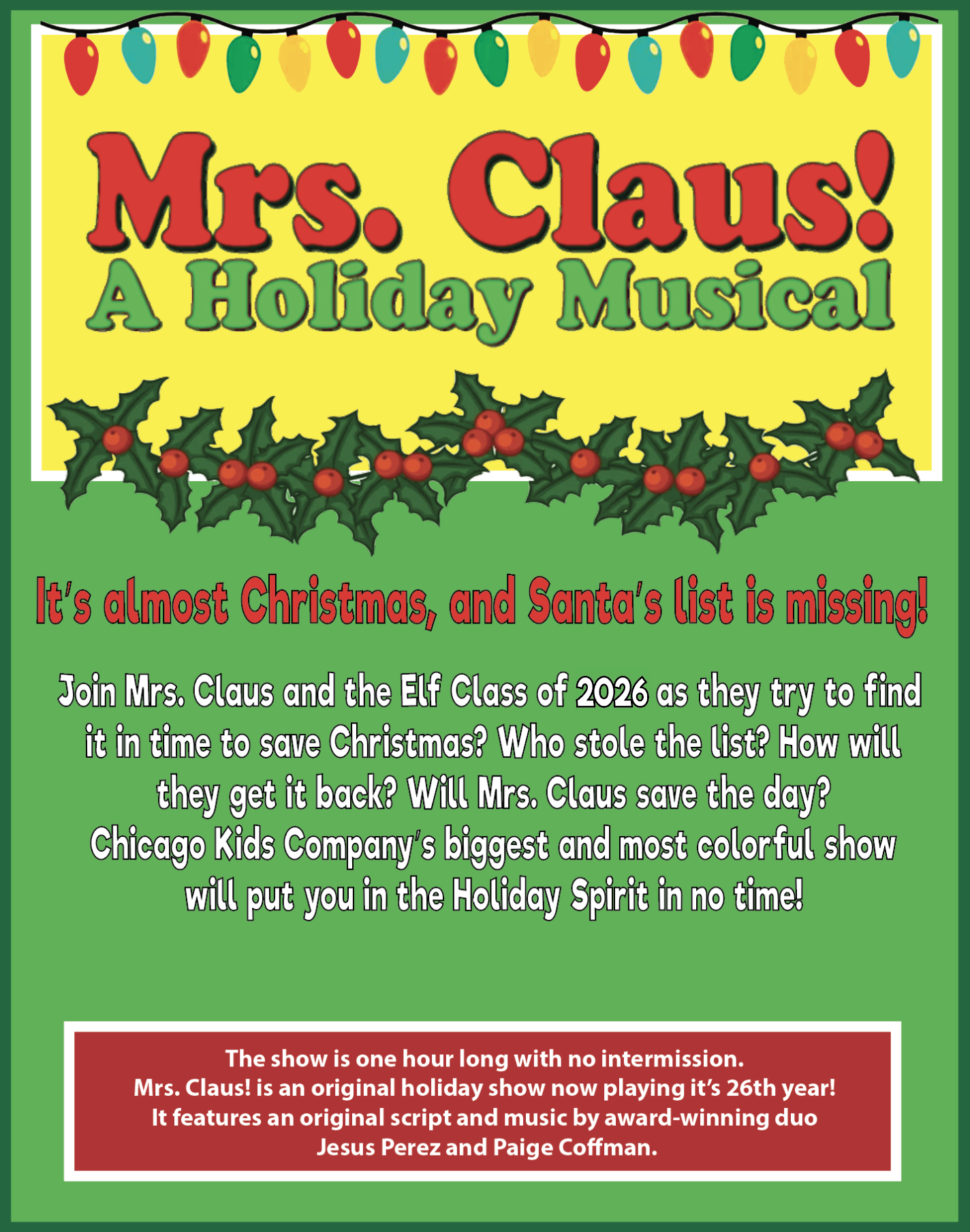 Information on the show Chicken Little